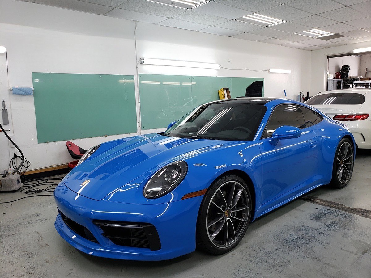 Vehicle in for service at Phat Tint Shop in San Jose
